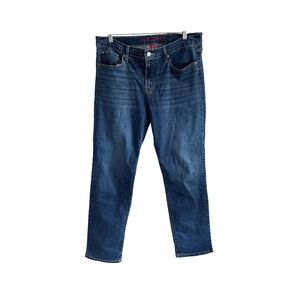 Lucky Brand Women Medium Wash Mid Rise Straight Leg Jeans 12/31 CCLBW8002-MSW